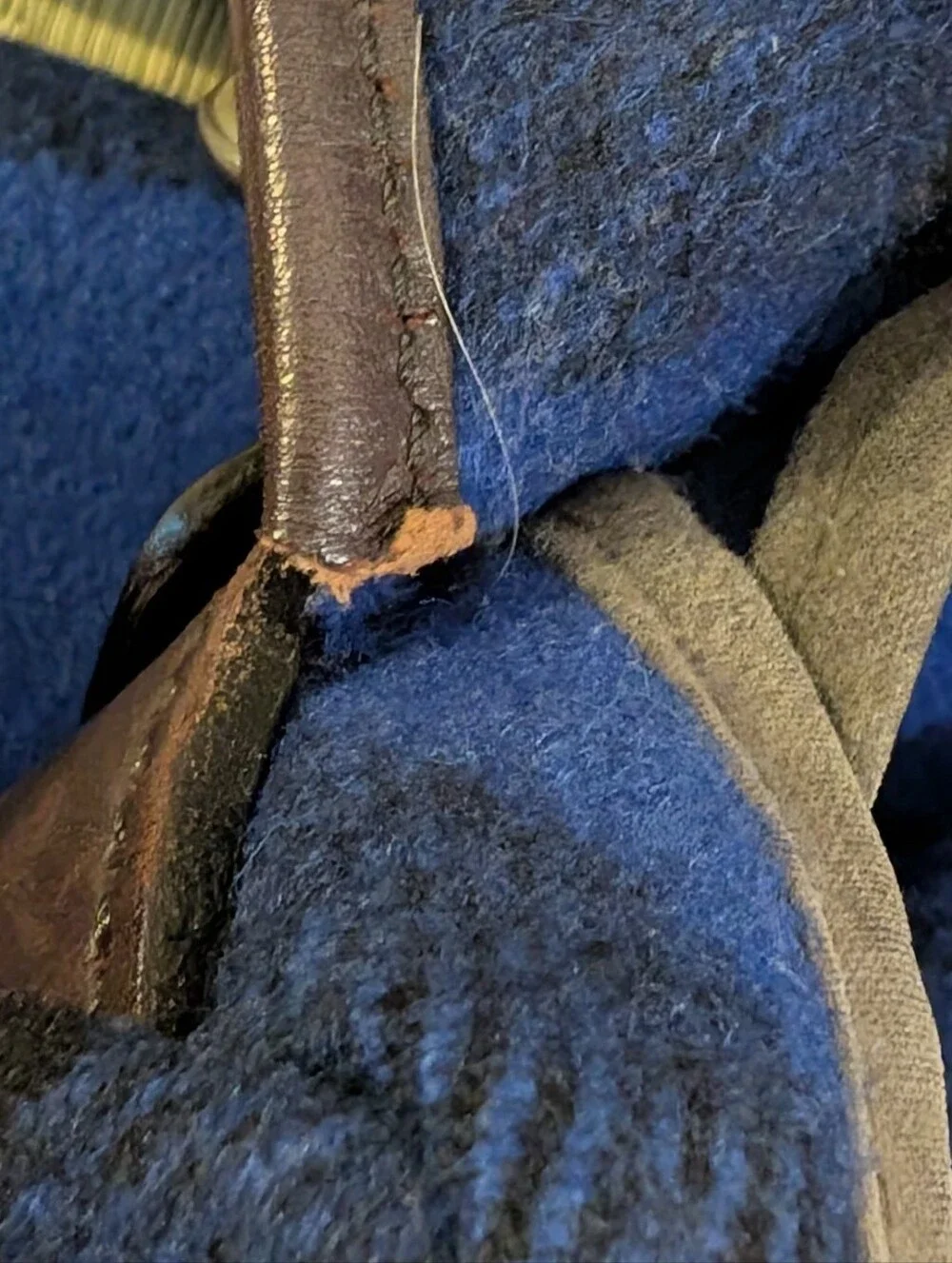 RARE Filson Medium Wool Field Bag Blue Buffalo Check Made in USA